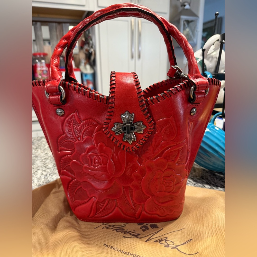 Patricia Nash Ninetta Bag – Bright Red Elegant, Bold, & Timeless Art To Wear